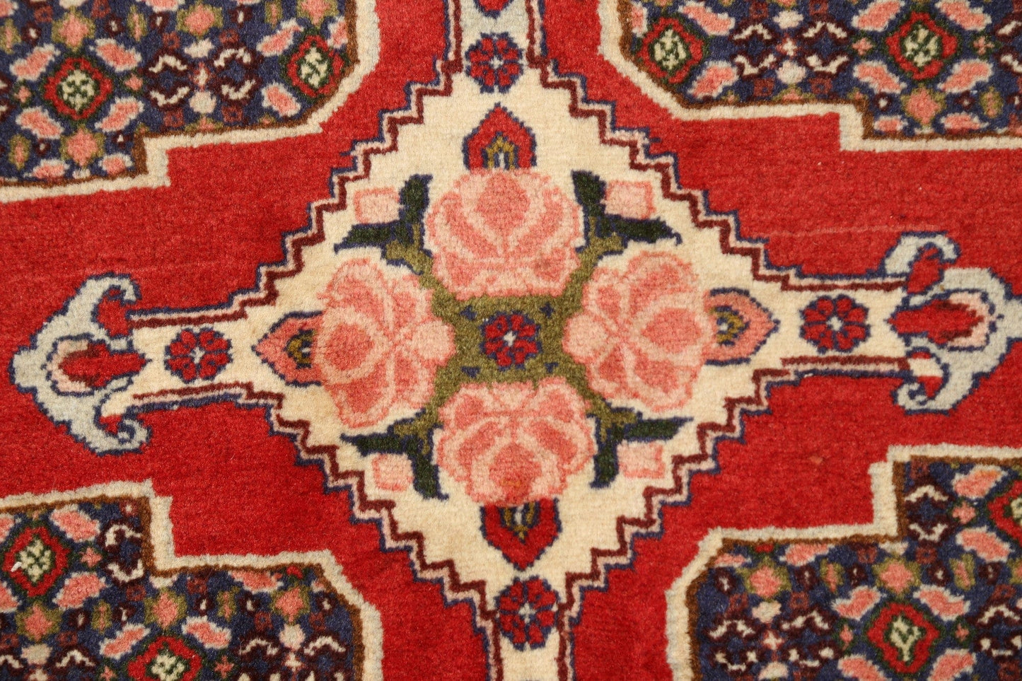 Geometric Bidjar Persian Area Rug 2x4