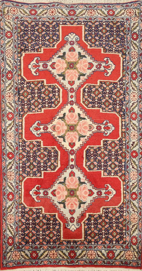 Geometric Bidjar Persian Area Rug 2x4