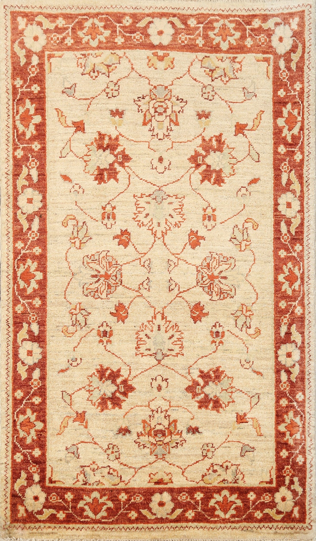 Floral Peshawar Oriental Area Rug 3x4