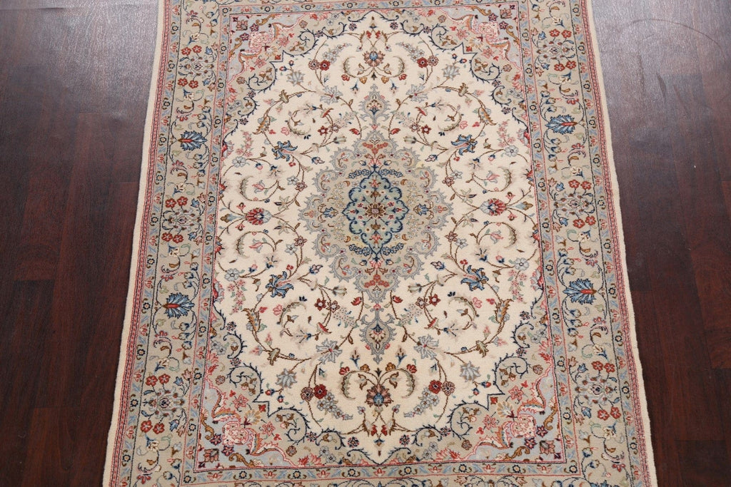 Floral Kashan Oriental Area Rug 5x7