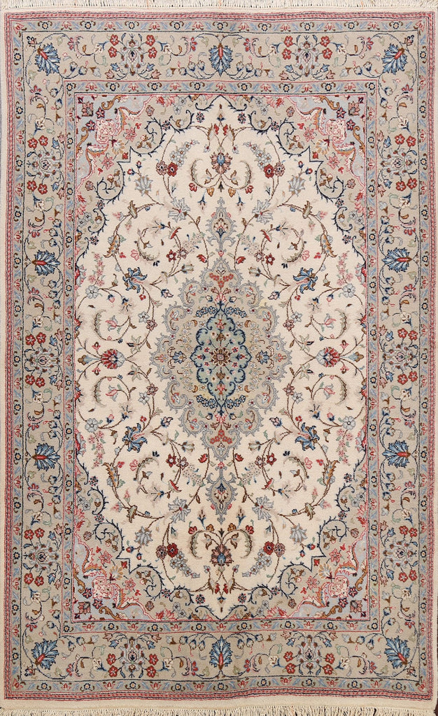 Floral Kashan Oriental Area Rug 5x7