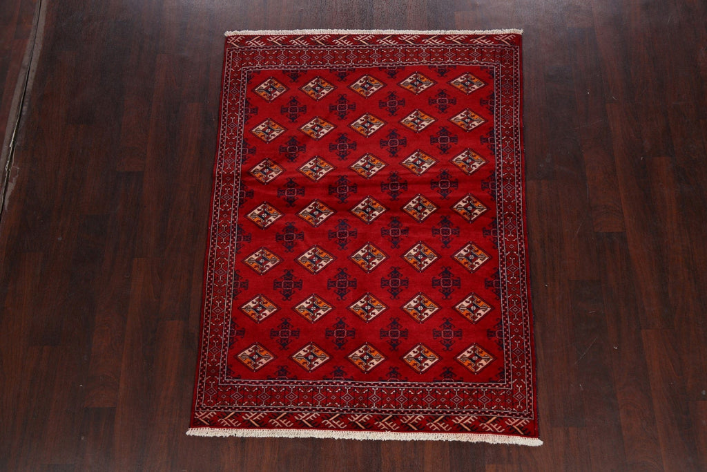 Geometric Bokhara Oriental Area Rug 4x6