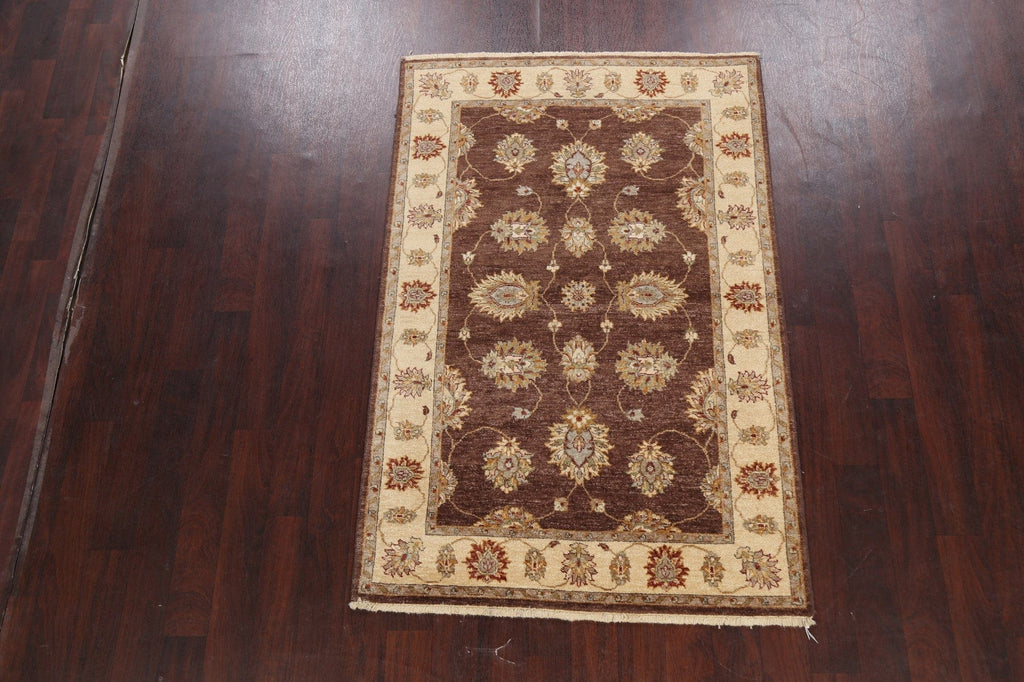 Floral Peshawar Oriental Area Rug 4x6