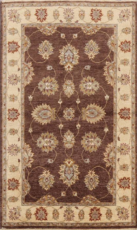 Floral Peshawar Oriental Area Rug 4x6