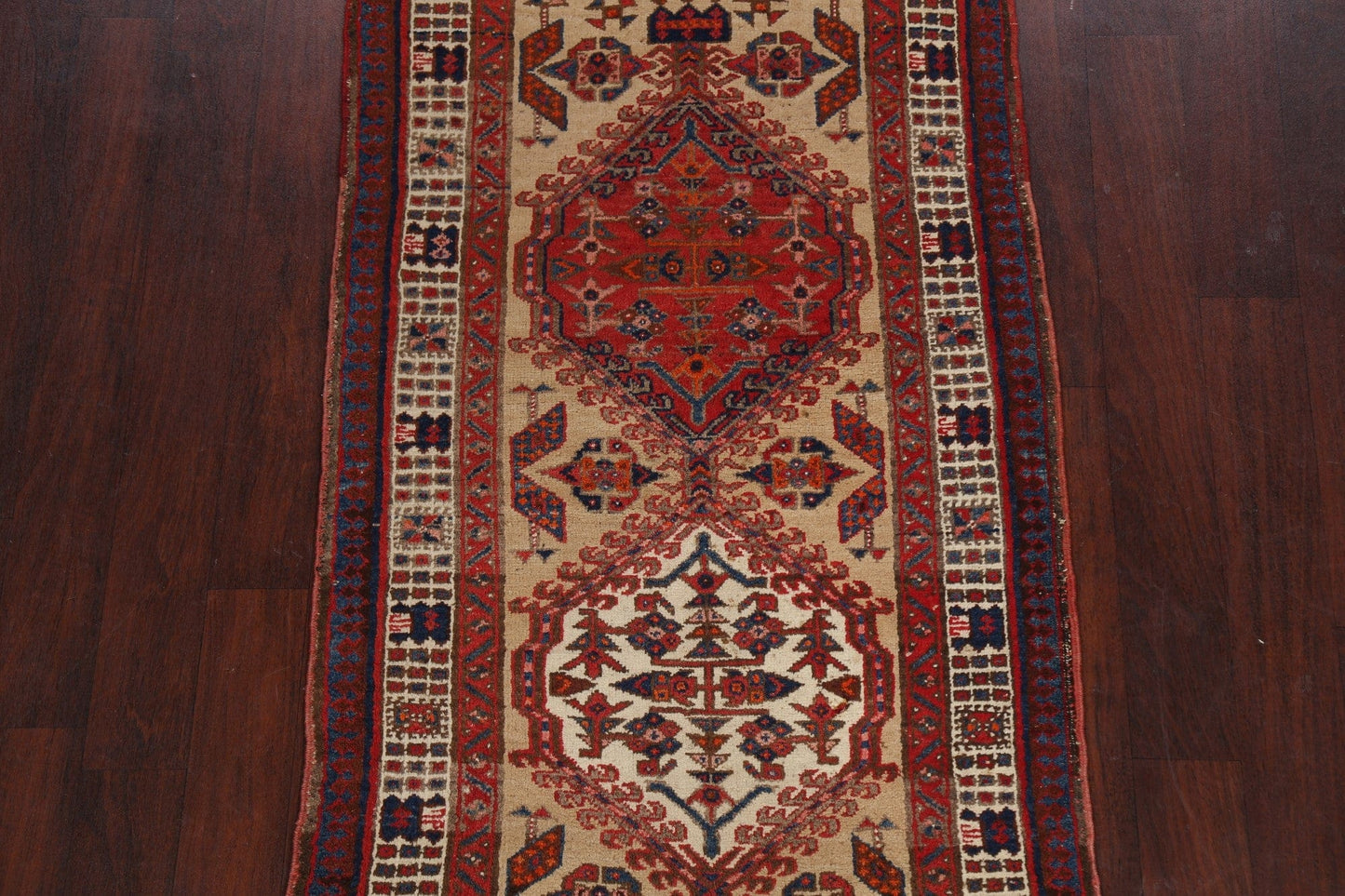 Geometric Meshkin Persian Area Rug 3x6