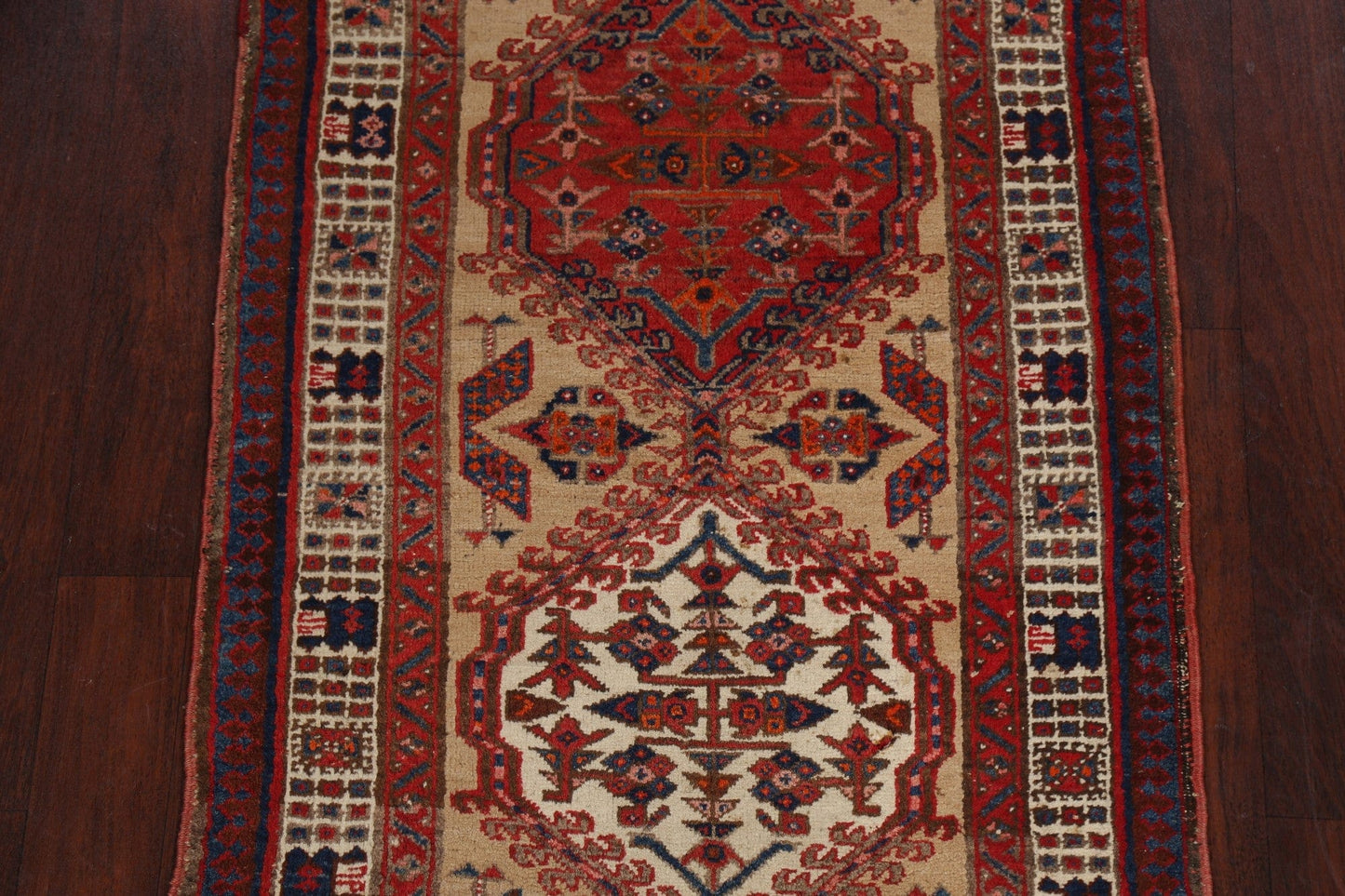 Geometric Meshkin Persian Area Rug 3x6