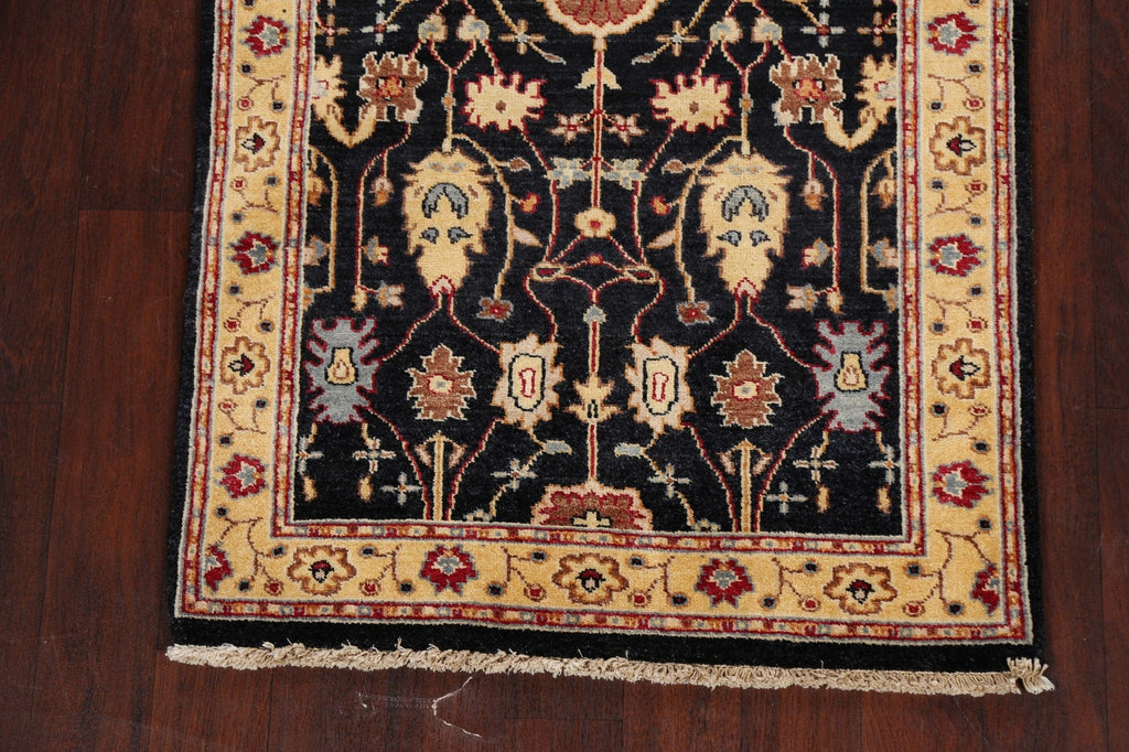 Vegetable Dye Floral Oushak Oriental Area Rug 3x5