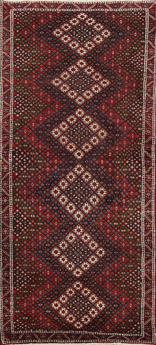 Geometric Shiraz Persian Runner Rug 3x7