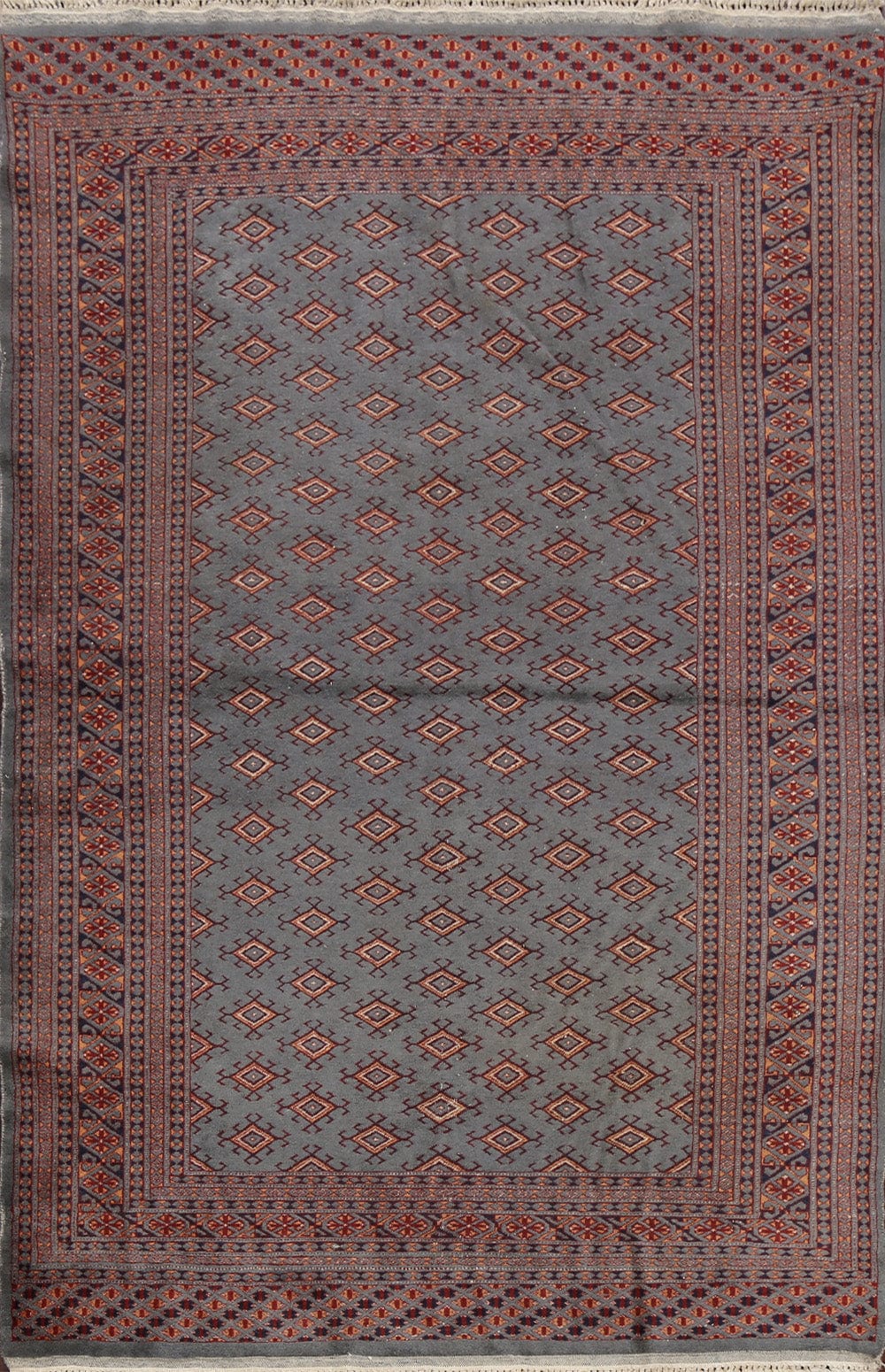 Geometric Bokhara Oriental Area Rug 4x6