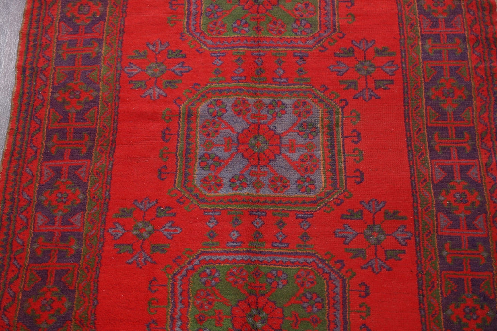 Geometric Oushak Oriental Area Rug 5x11