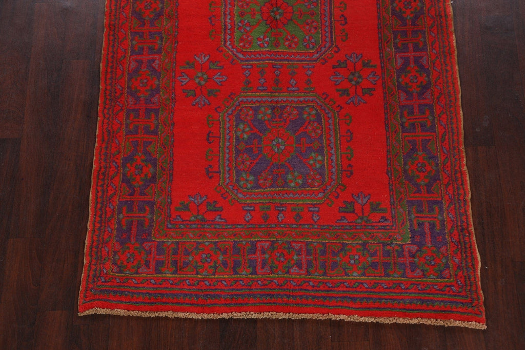 Geometric Oushak Oriental Area Rug 5x11