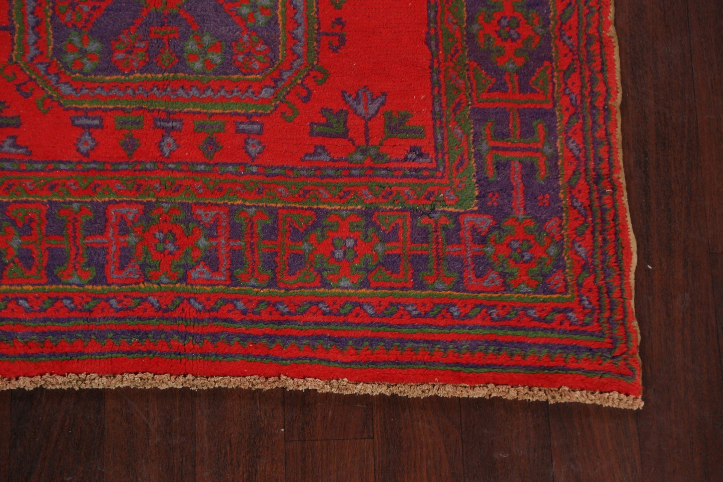 Geometric Oushak Oriental Area Rug 5x11