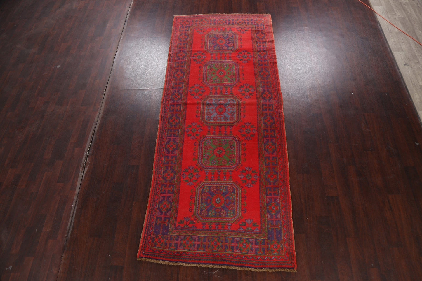 Antique Geometric Oushak Oriental Area Rug 5x11