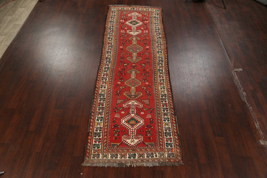 Geometric Shiraz Persian Runner Rug 4x11