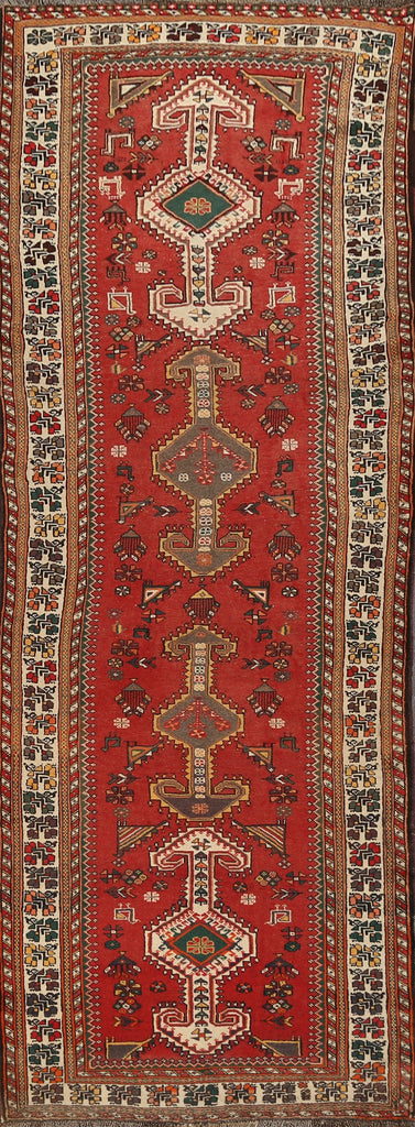 Geometric Shiraz Persian Runner Rug 4x11