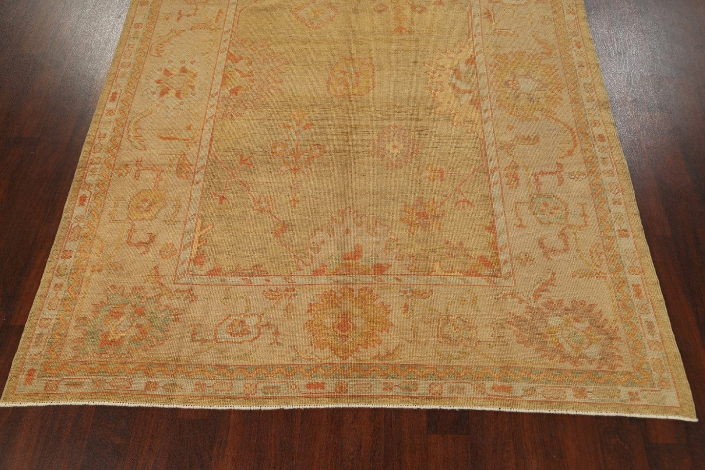 100% Vegetable Dye Oushak Oriental Area Rug 7x9