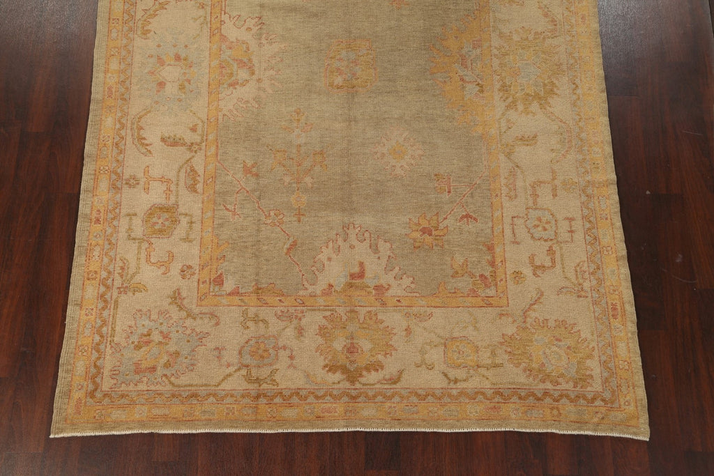 100% Vegetable Dye Oushak Oriental Area Rug 7x10