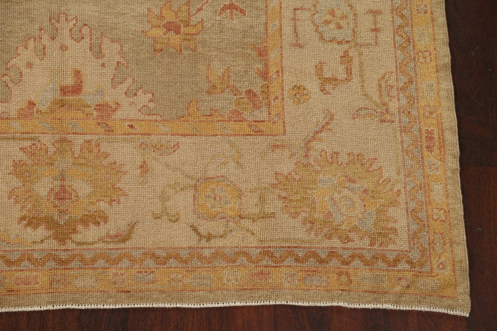 100% Vegetable Dye Oushak Oriental Area Rug 7x10