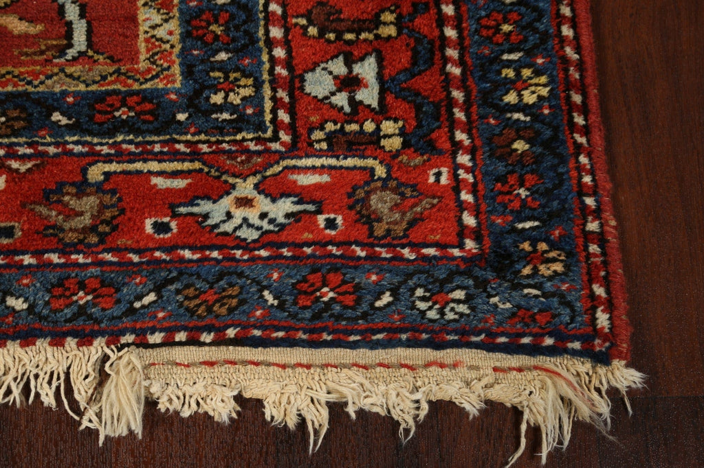 Pre-1900 Antique Vegetable Dye Sultanabad Persian Area Rug 5x10