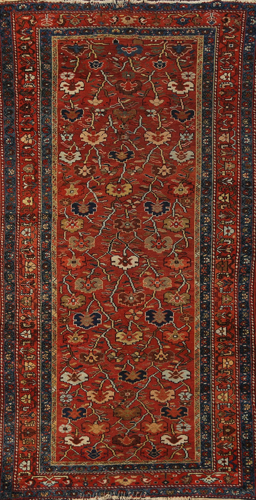 Pre-1900 Antique Vegetable Dye Sultanabad Persian Area Rug 5x10