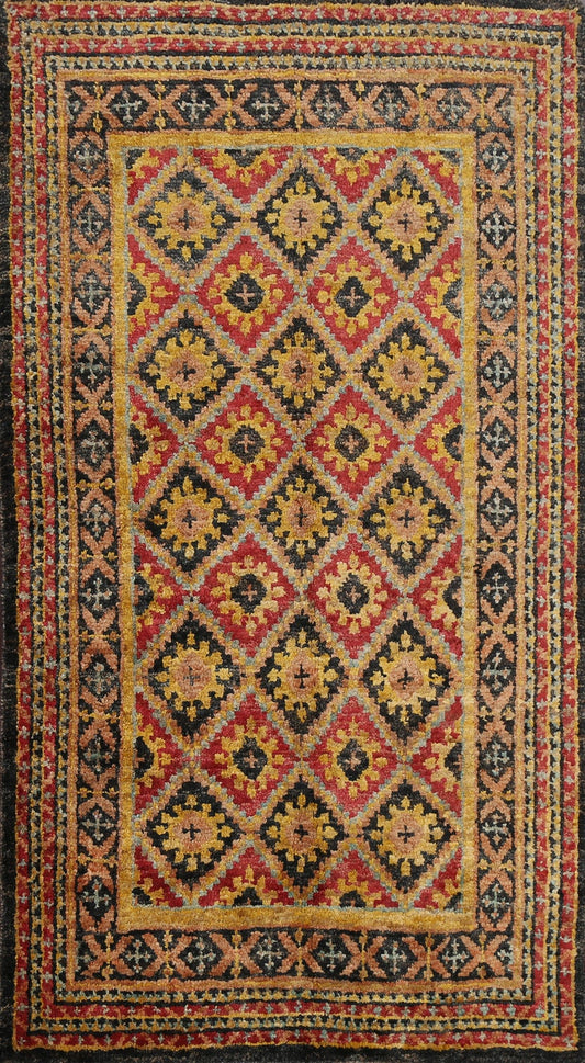 Geometric Modern Oriental Area Rug 5x8