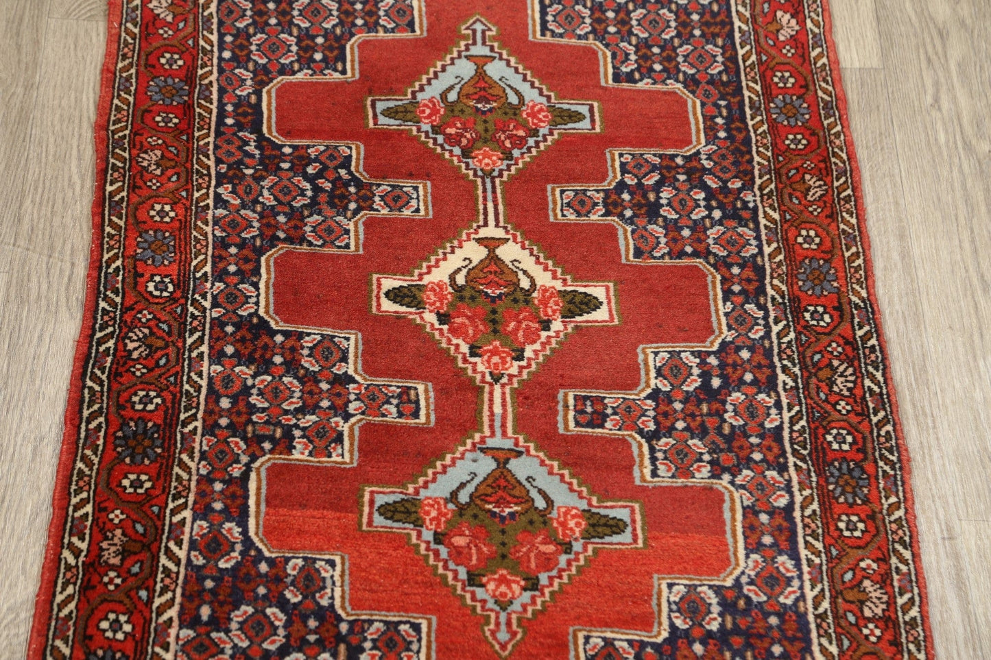 100% Vegetable Dye Bidjar Persian Area Rug 3x4