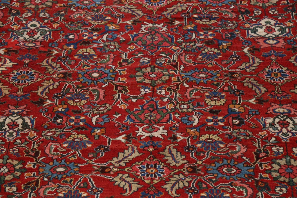 Antique 100% Vegetable Dye Sultanabad Persian Area Rug 12x17