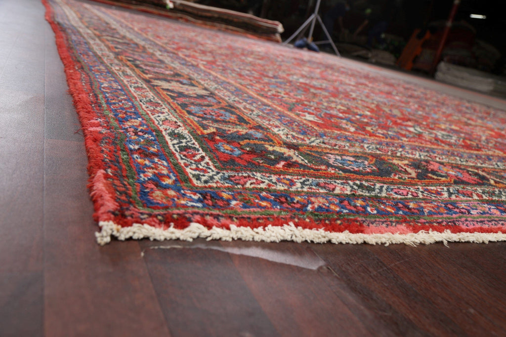 Antique 100% Vegetable Dye Sultanabad Persian Area Rug 12x17