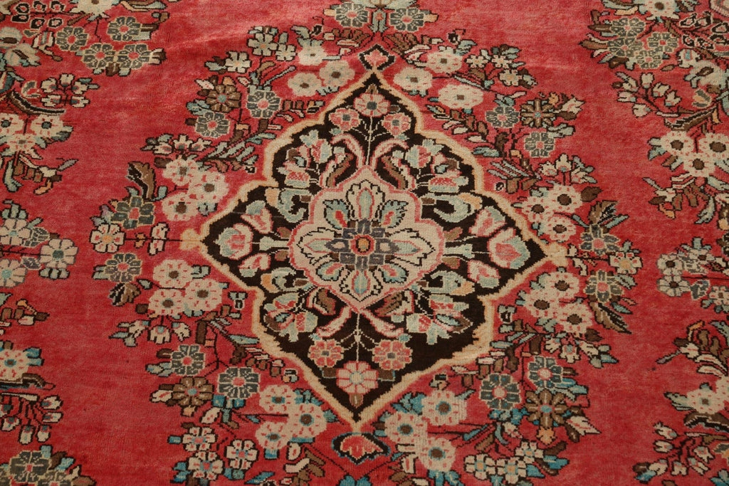 Floral Red Mahal Persian Area Rug 10x13