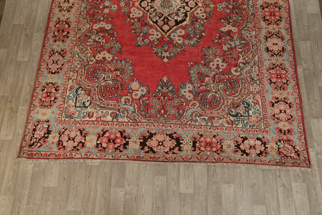 Floral Red Mahal Persian Area Rug 10x13
