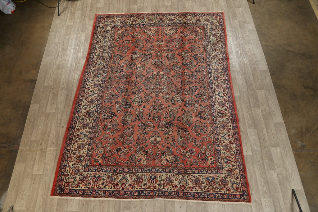 Floral Sarouk Persian Area Rug 8x12