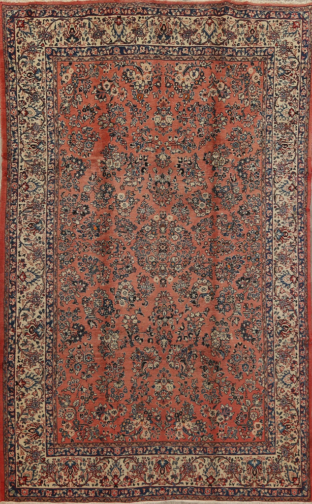 Floral Sarouk Persian Area Rug 8x12