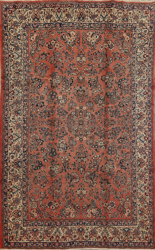 Floral Sarouk Persian Area Rug 8x12