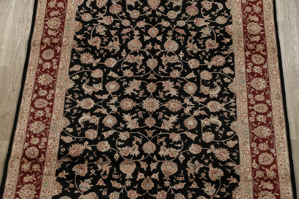 Wool/ Silk Floral Kashan Oriental Area Rug 6x10