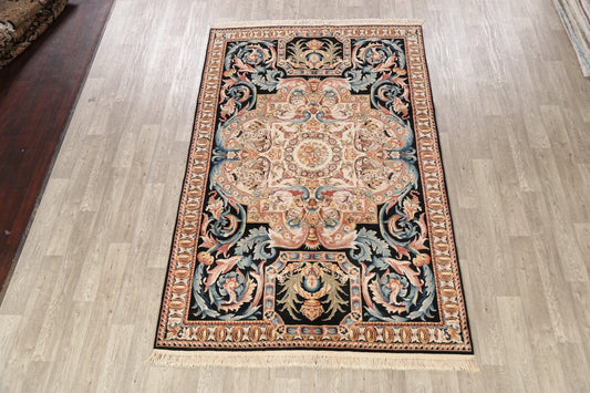 Floral Aubusson Oriental Area Rug 6x9