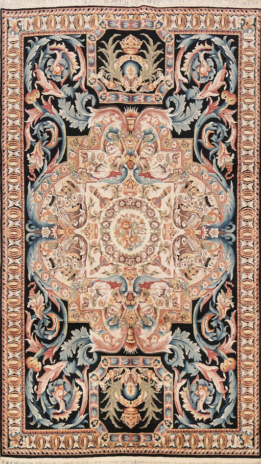 Floral Aubusson Oriental Area Rug 6x9