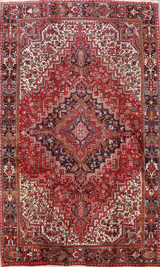 Geometric Heriz Persian Area Rug 8x12