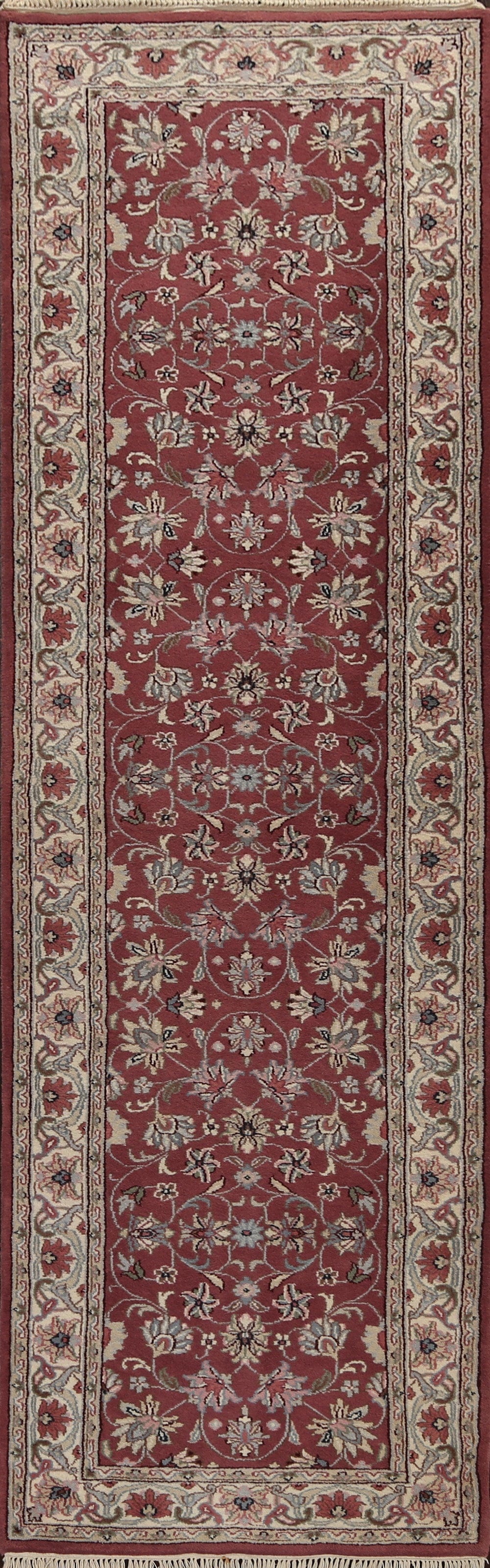 Floral Kashan Oriental Runner Rug 3x10