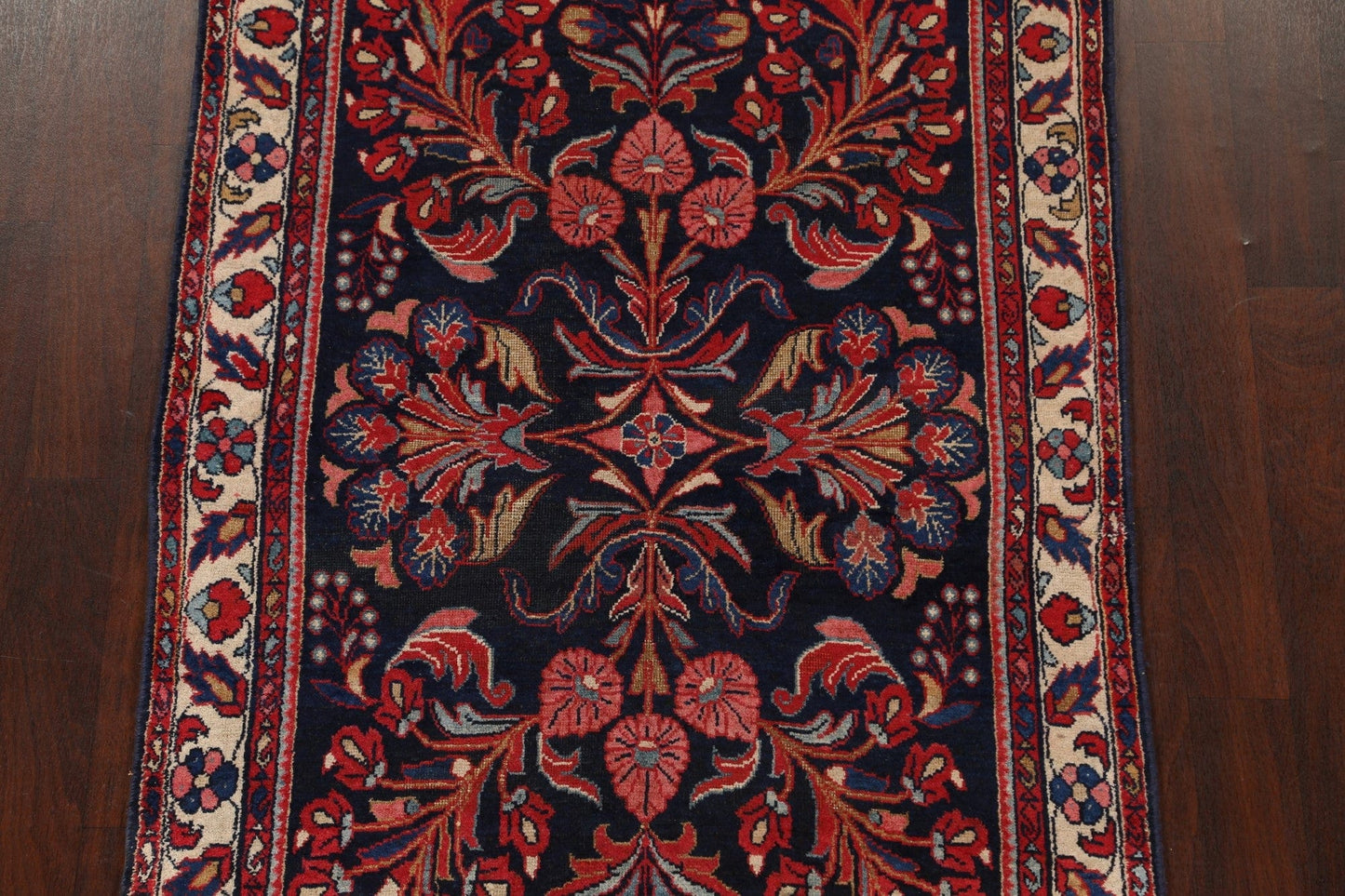 Antique 100% Vegetable Dye Lilian Persian Area Rug 4x8