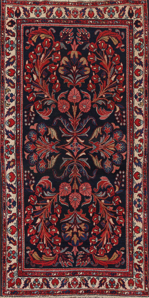 Antique 100% Vegetable Dye Lilian Persian Area Rug 4x8