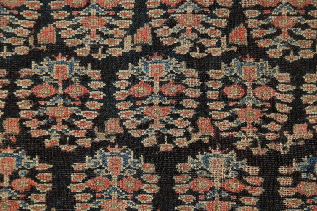 Pre-1900 Antique Vegetable Dye Senneh Bidjar Persian Area Rug 3x5