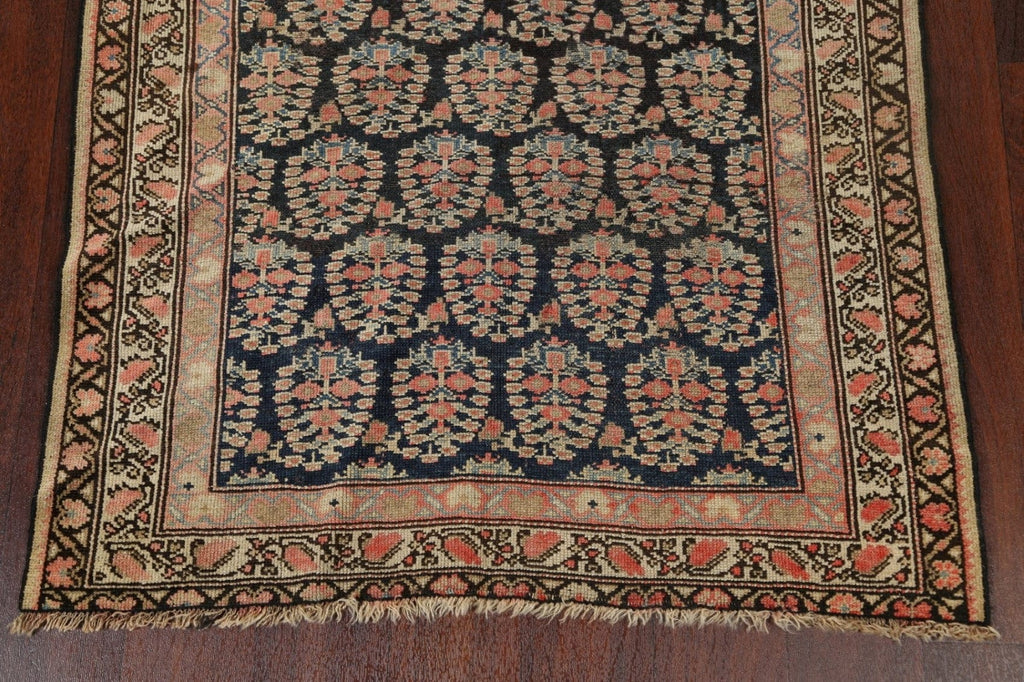 Pre-1900 Antique Vegetable Dye Senneh Bidjar Persian Area Rug 3x5