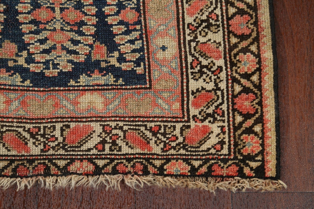 Pre-1900 Antique Vegetable Dye Senneh Bidjar Persian Area Rug 3x5