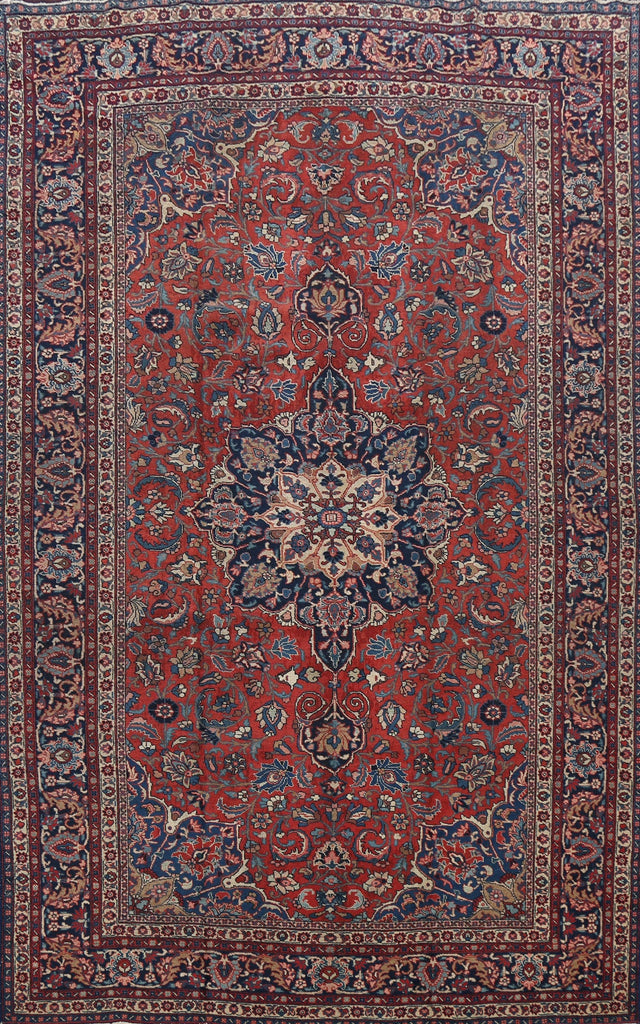 Antique Vegetable Dye Bakhtiari Persian Area Rug 9x13