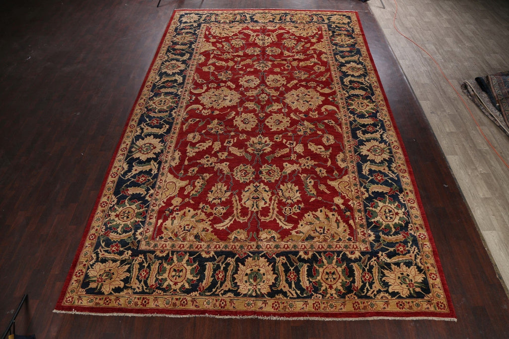 Large Floral Peshawar Oriental Area Rug 11x18