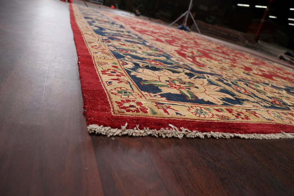 Large Floral Peshawar Oriental Area Rug 11x18