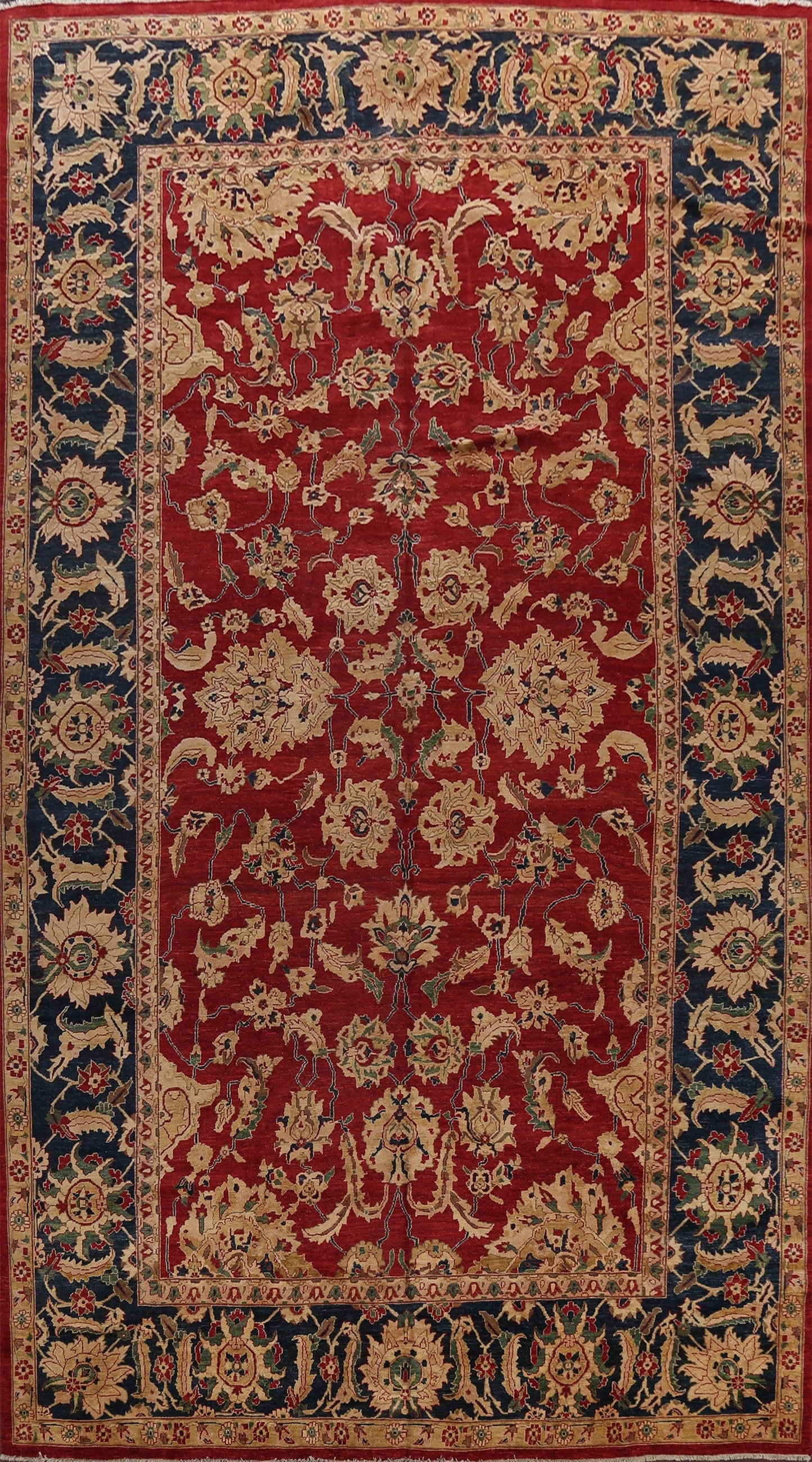 Large Floral Peshawar Oriental Area Rug 11x18