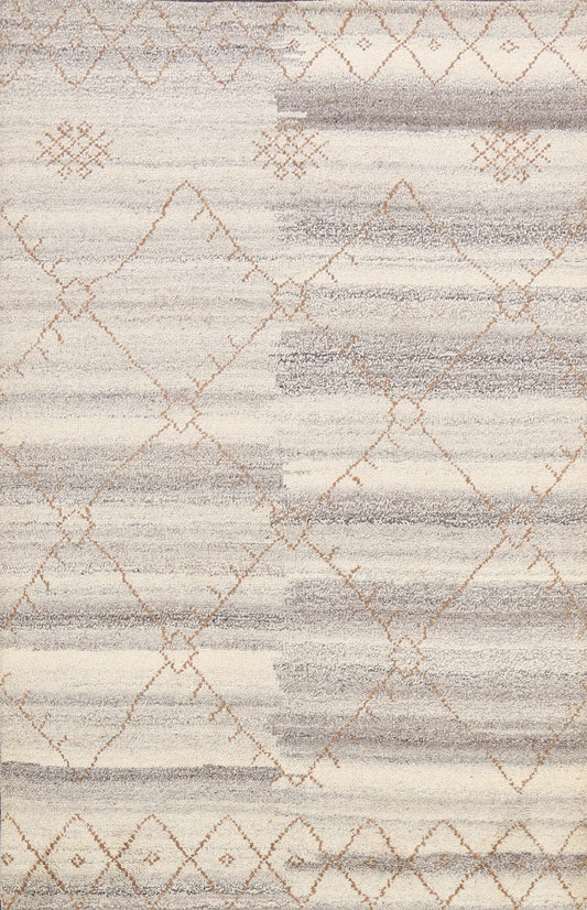 Trellis Modern Moroccan Oriental Area Rug 5x7