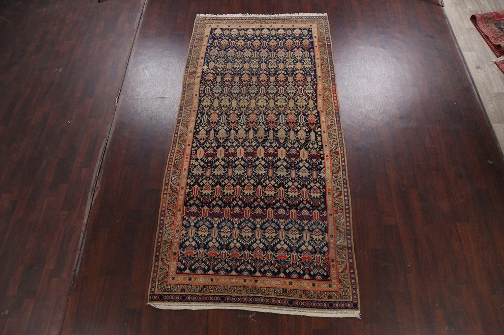 Pre-1900 Antique Vegetable Dye Malayer Persian Area Rug 5x11