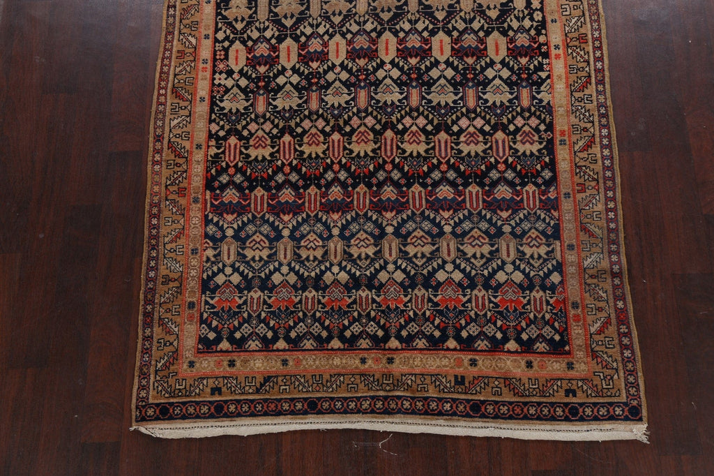 Pre-1900 Antique Vegetable Dye Malayer Persian Area Rug 5x11